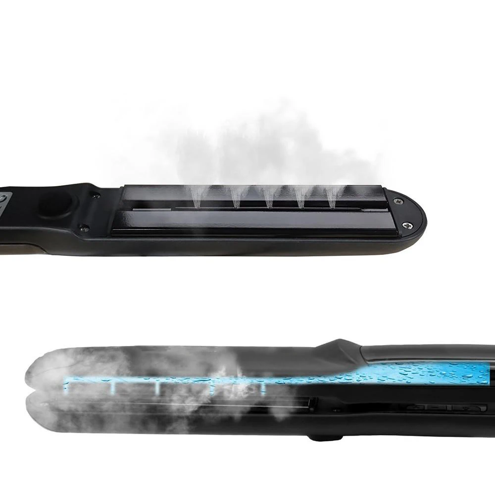 

Professional Steam Hair Straightener Ceramic Hair Straightening Iron Electric Hair Curler Curling Iron Salon Styling Tools