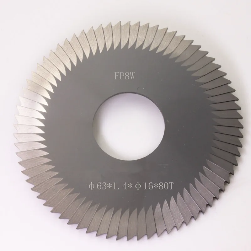 Fast delivery FP8w side milling cutter 63 1.4 16 carbide key slotting