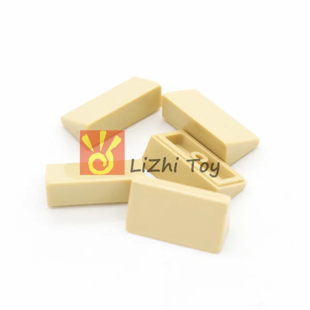 MOC Bricks 85984 Slope 30 1 x 2 x 2/3 DIY Enlighten Block Bricks Compatible with Assembles Particles
