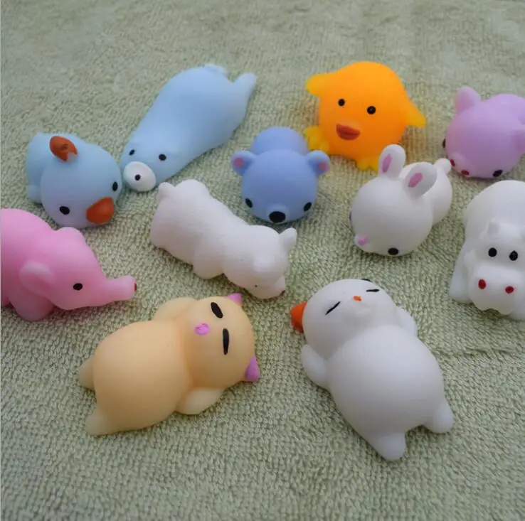 

4PCS/set Cute Mochi Squishy Cat Squeeze Healing Fun Kids Kawaii kids Adult Toy Stress Reliever Decor Dropshipping