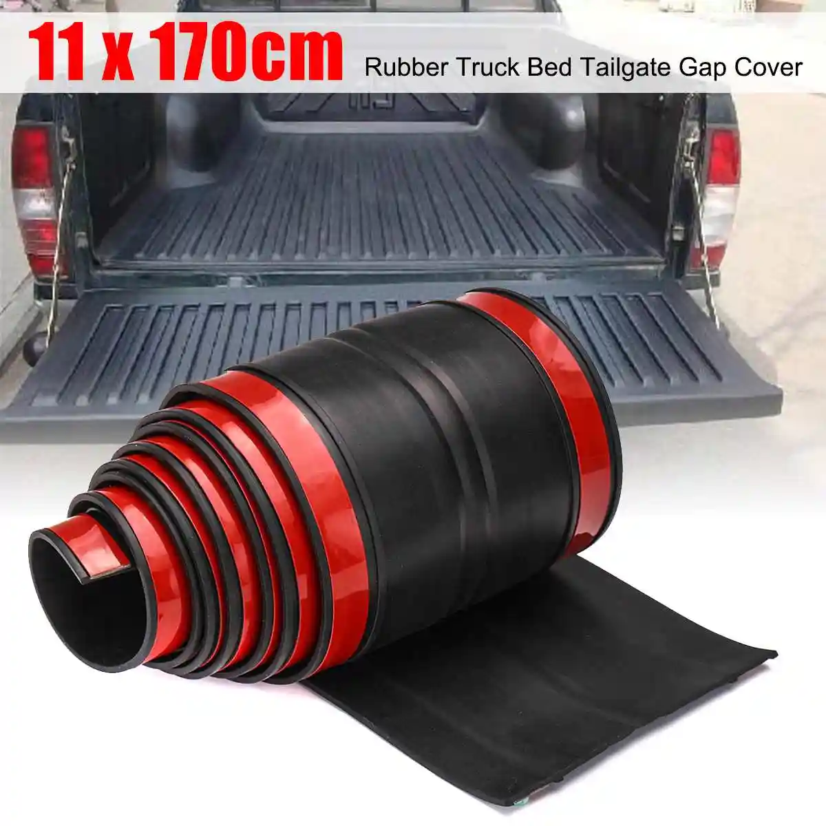 5M Adhesive Universal Weather Stripping Pickup Truck Bed Rubber