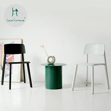 Модные журнальные столики в стиле Луи в скандинавском стиле, современный минималистичный шкаф с железным художественным сочетанием, маленький кофе и чай