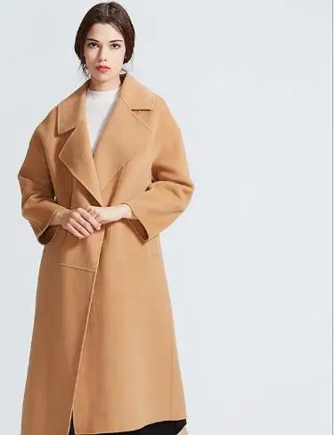 De Homme Col Longue Down Nouvelle Manteaux Laine 2018 Pardessus Grey Casual Turn Double D'hiver Femmes Cachemire camel Tranchée En Manteau Section Face 5WnOqFU