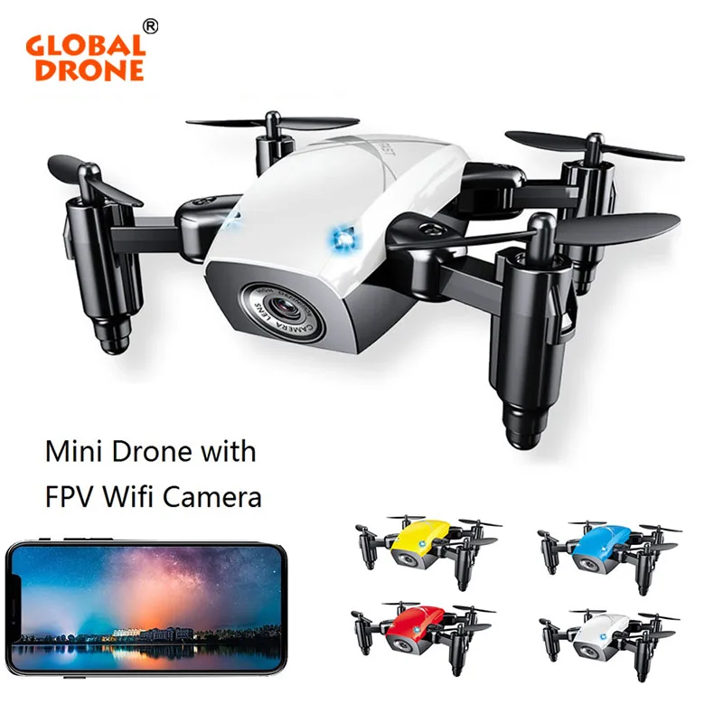 

Global Drone S9 S9W RC Helicopter Micro Mini Drone With Camera HD Wifi FPV RC Quadcopter Pocket Dron Quadrocopter