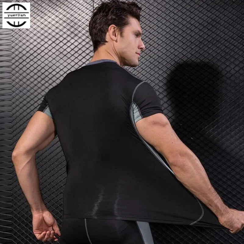 

100ps Men Pro Shaper Compression Underwear 3D Tight T-shirt,Cool High Elastic Sweat Quick-dry Wicking Sport Fitness Short Sleeve