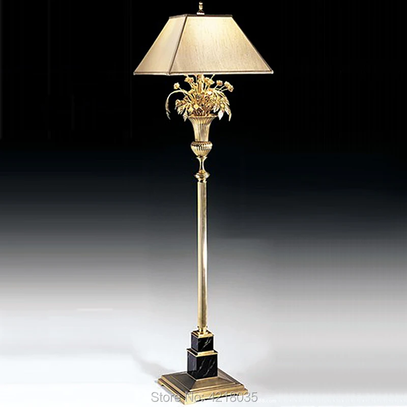 Us 665 0 Sy Luxury Brass Rose Marble Tall Floor Lamp For Living Room Art Deco Bedroom E27 Indoor Lighting In Led Table Lamps From Lights