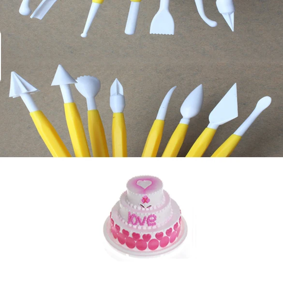New 8pcs Fondant Cake Decorating Flower Modelling Tools For Party