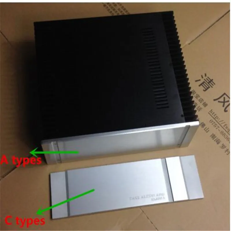 

4315 DIY box (430*150*361mm) PASS Full aluminum amplifier chassis / Class A amplifier Case /AMP Enclosure / case