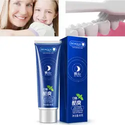 Зубы Очищение мятным вкусом Ночная зубная паста чистый, свежий зубы Освежающая зубная паста гигиена полости рта для взрослых
