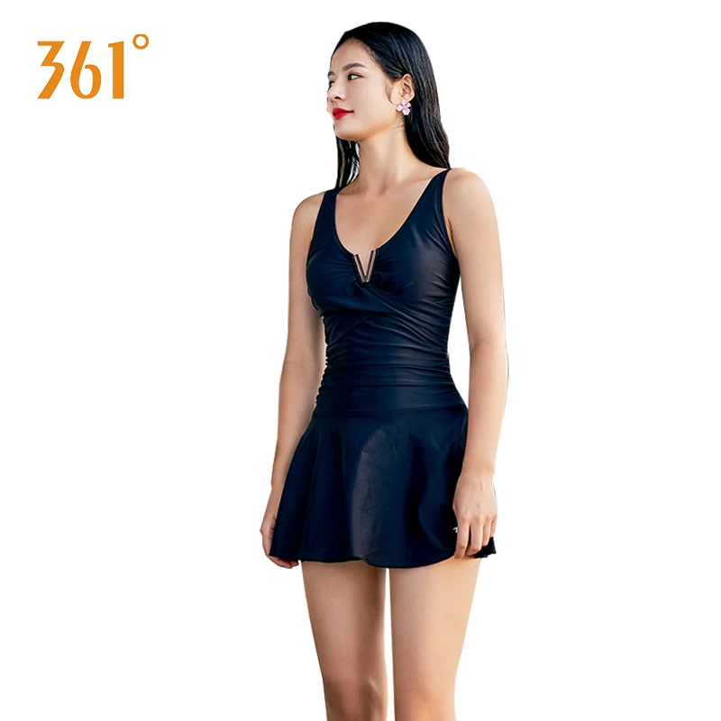 

361 Women Sexy Swimsuit V Neck Underwire Swimwear Push Up Skirted Swimsuit Halter Sexy Ladies Bathing Suit Male One Piece Suit