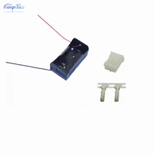 10 шт. 1xd-тип батарея Чехол держатель Гнездо распределительная коробка для проводов с 15 см провода, PH 2,0 Заголовок и щипцы