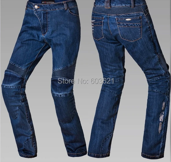 Azul Nerve Ranger Jeans Pantalones Vaqueros de Moto L