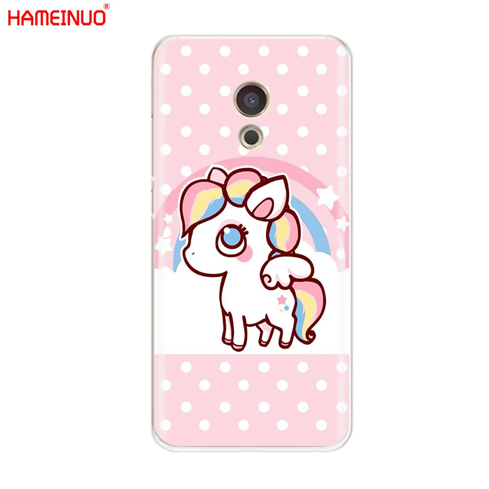 Чехол для телефона HAMEINUO Радужный с милым единорогом Meizu M6 M5 M5S M2 M3 M3S MX4 MX5 MX6 PRO 6 5 U10 U20