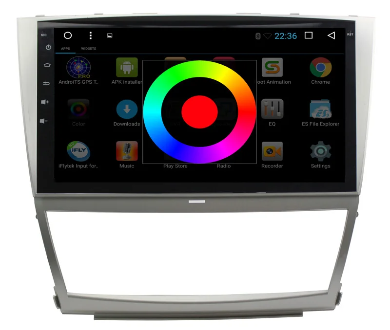Discount Octa-Core Android 8.1 car dvd player For Toyota Camry 40 2006-2011 with Radio BT AUX GPS WIFI Stereo Capacitive screen+2G+32GB 5
