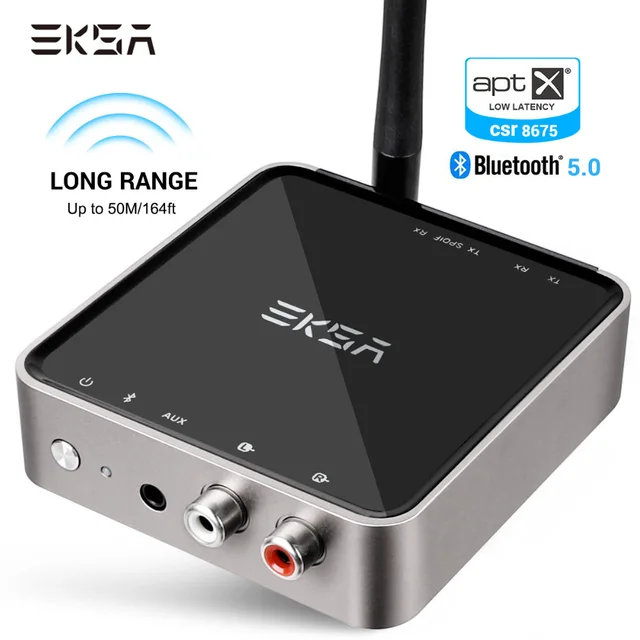 EKSA Bluetooth Transmitter APTX Bluetooth 5.0 Adapter For TV Headphones