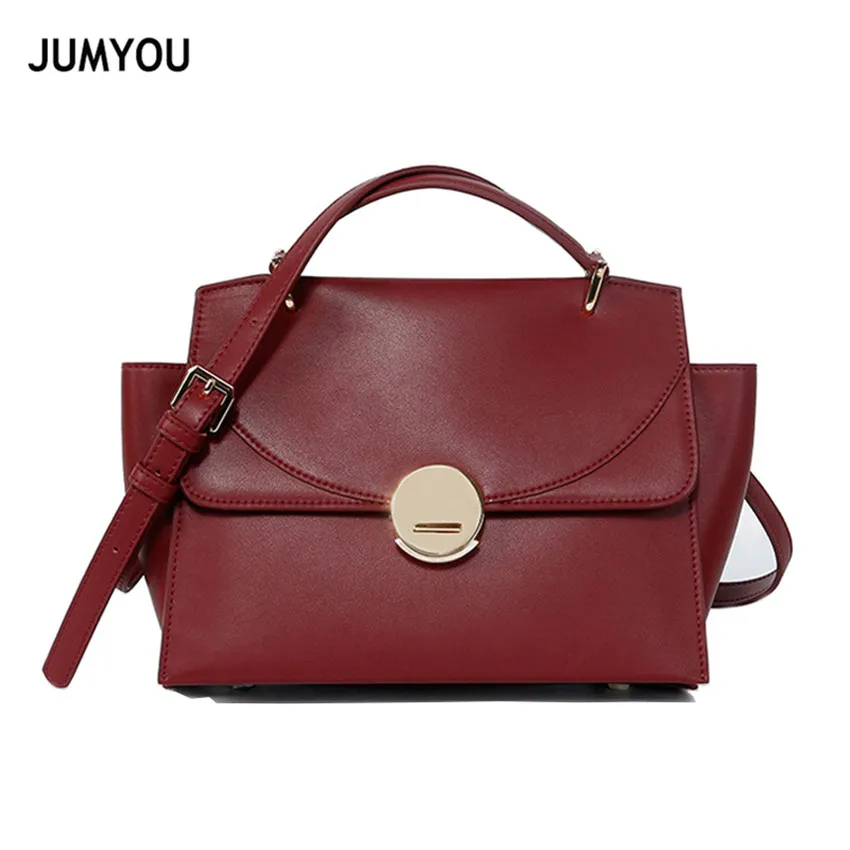 

Women Split Leather Messenger Bags Handbags Female Solid Vintage Women Cross body Bags Girl Retro Shoulder bag Lady Sac A Main