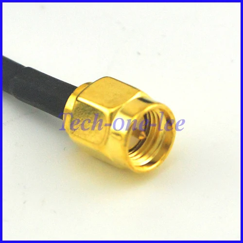 GPRS GSM Antenna 7dbi-8dbi 900/1800MHz Magnetic base SMA Plug Crimp RG174 Cable 3M 10 pieces