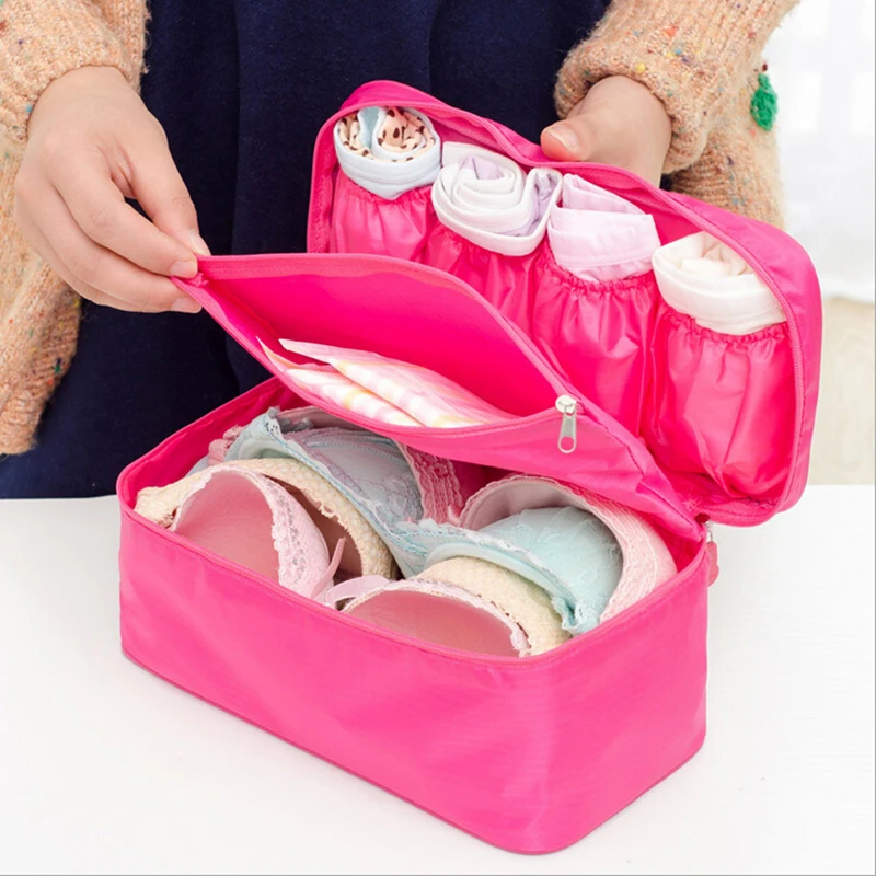 Portable Underwear Bra Storage Bag Women Lingerie Travel Bags Cosmetic