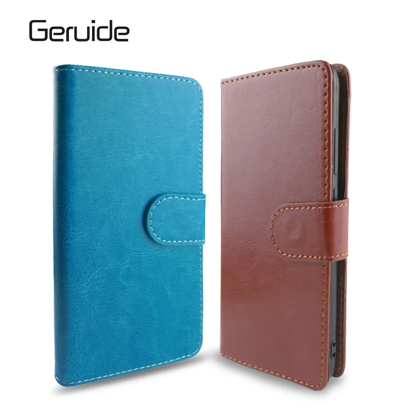 

Geruide Original Leather Credit Card Wallet Flip Cover Case For Sony Xperia Z5 Compact case For Sony Z5 z5 E6603 E6653 Cases bag