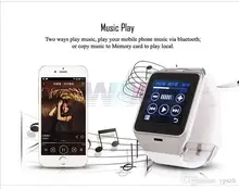 Smart Uhr Aplus GV18 Uhr Sync Notifier Unterstützung Sim-karte Bluetooth-konnektivität Apple iphone Android Telefon Smartwatch Uhr