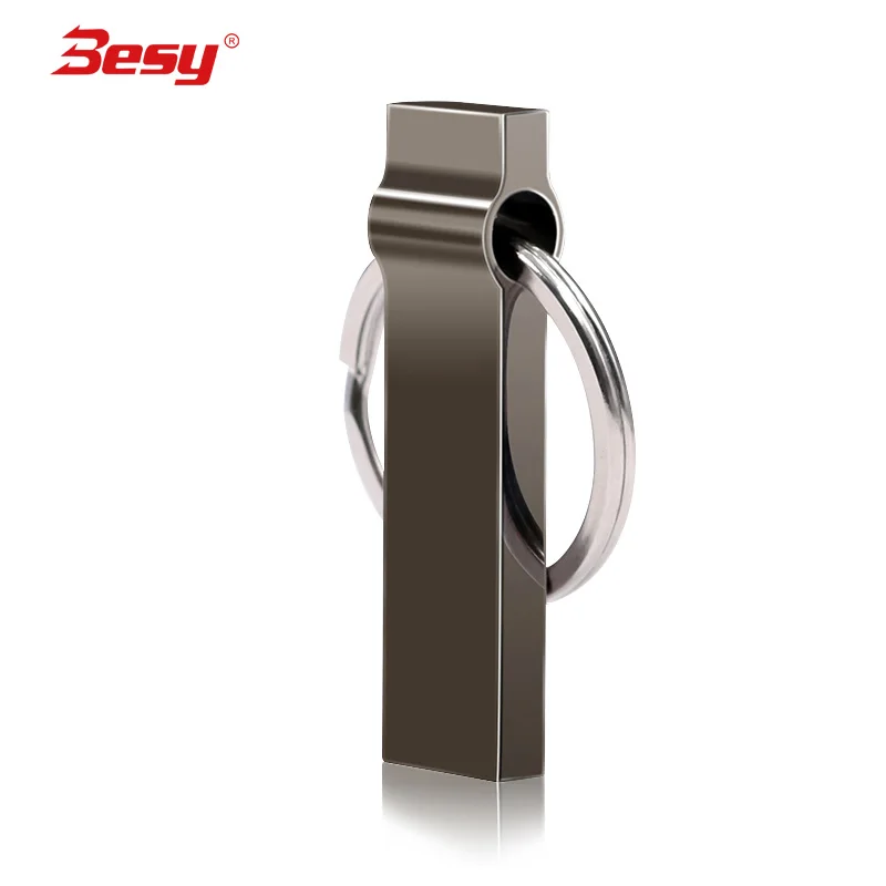Водонепроницаемый флэш накопитель ГБ 4 8 16 cle USB флеш с кольцом для ключей внешний