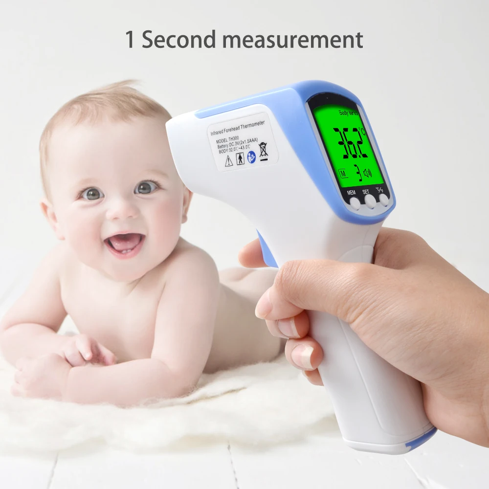 ELERA Лоб/ухо детский термометр Бесконтактный цифровой инфракрасный Termometro ребенок/взрослый Мути-фукция тела температура измерительное устройство