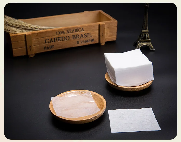 Description Picture 5 of itemNew 1200pcs 5*6cm Cotton Pad Square Cleansing Unloading Tattoos Good Water Absorption Pure Wipe Pads