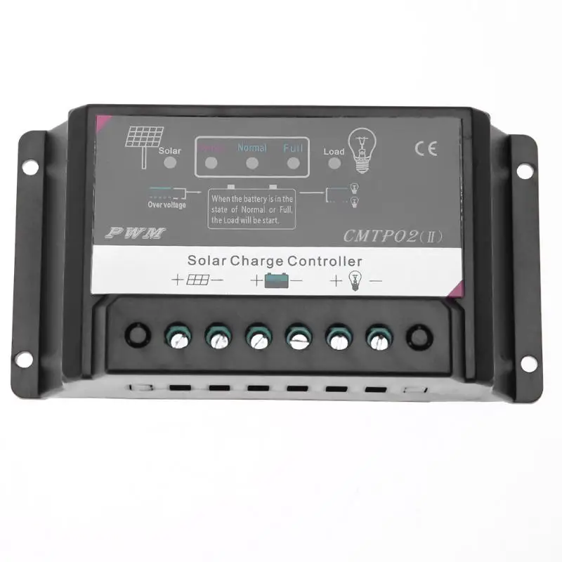 

10A 12V or 24V Solar Panel Battery Charge Discharge Solar Regulator Solar Photovoltaic Controller