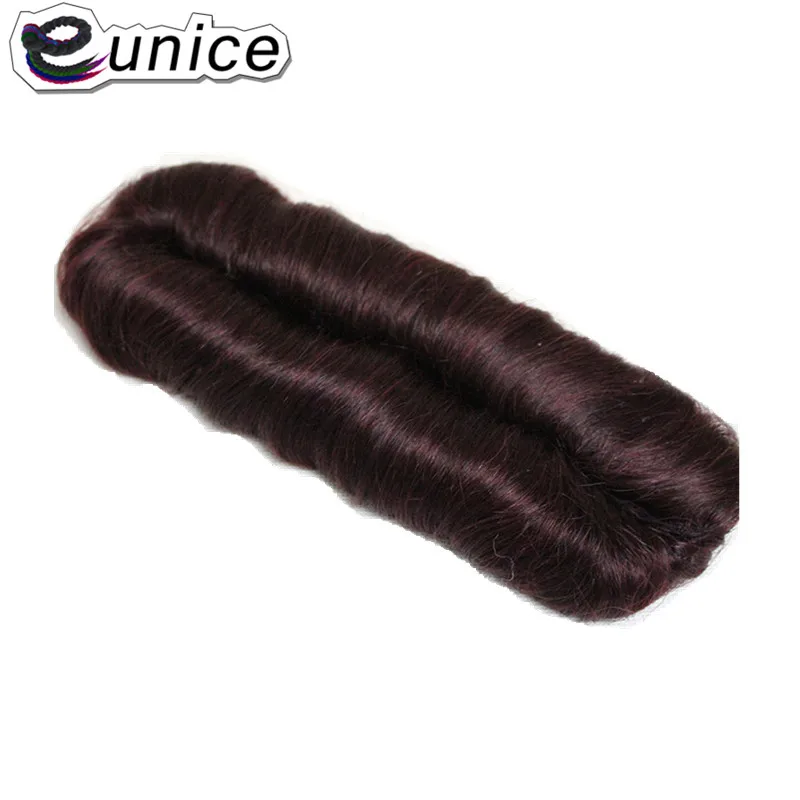 Feixes de Cabelo em Linha Reta em Camadas Sew na Extensão do Cabelo Eunice Femi Weave Dobro Trama Curtas 28 Peças – Pacote Sintético Tecelagem 3- 5 Polegada