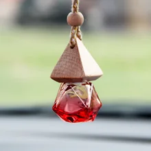 Узор для автомобильного зеркала заднего вида подвеска автомобиль пустая бутылка для парфюма подвесной автомобиль изысканное украшение