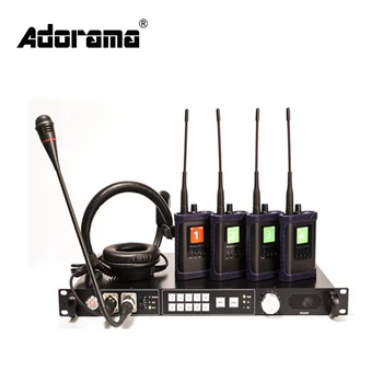 

Wireless Intercom system S35+P32 for 4 user kits with wireless tally light