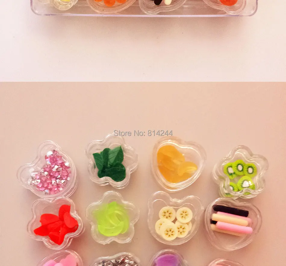 12 упаковок/Лот Мини глина брызгает поддельные фрукты Печенье Шоколад DIY моделирование аксессуары для еды ремесла Симпатичные украшения для дома# DIY001