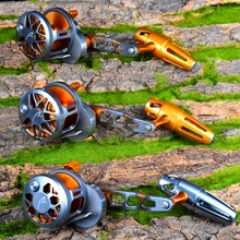 PRO BEROS отжимная катушка Алюминиевая CNC обработанная Рыболовная катушка Левая рукоятка джиг катушка Макс тяга Морская Лодка 16-19 кг троллинговая катушка SSBL30