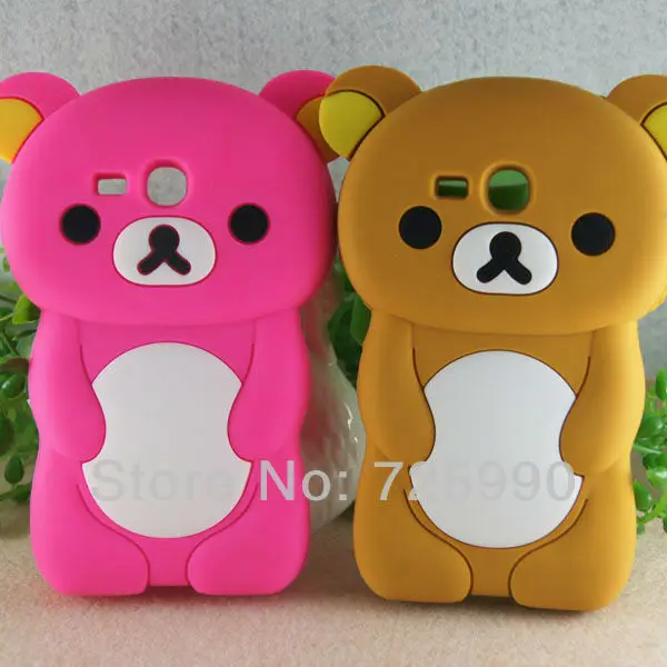Wholesale 10pcs/lot Rilakkuma Bear Silicone Cover Phone Case For Samsung GT  i8190 Galaxy S3 Mini Free Shipping|case high|case packagingcase for lg  kp500 - AliExpress