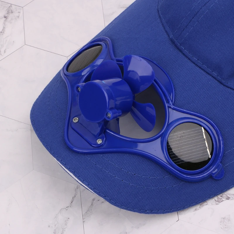 

Summer Sport Outdoor Hat Cap With Solar Sun Power Cool Fan Bicycling Climbing