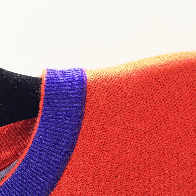 Бренд осень зима женский модный свитер Onange длинный маленький размер голова кота из мультфильма жаккард пуловеры вязаный свитер C-190