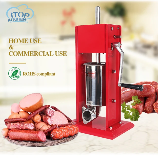 ITOP 3L Big Sausage Maker Manual Sausage Stuffer Machine Making Filling