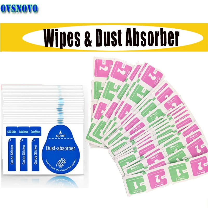 100/300/1000 pcs/lot Dust Absorber Dedust Sticker Screen Dust Absorber