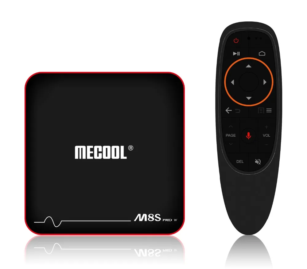 

M8S PRO W Smart TV Box Android TV 7.1 OS 2.4G Voice Remote Control Amlogic S905W Quad core 2GB RAM 16GB ROM H.265 4K Set Top Box