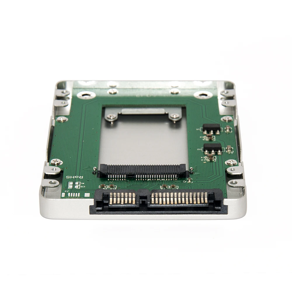 2.5 Inch SATA To Mini SATA Caddy Mini USB 2.0 To SATA SSD Enclosure For Laptop Desktop PC Hard Disk Case portable hdd case