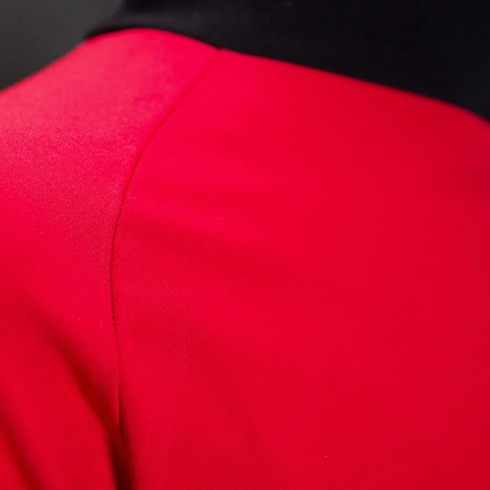 Cosplay Star Trek The Original Series TOS Cosplay Scotty Red Shirt Uniform Costume Halloween New6