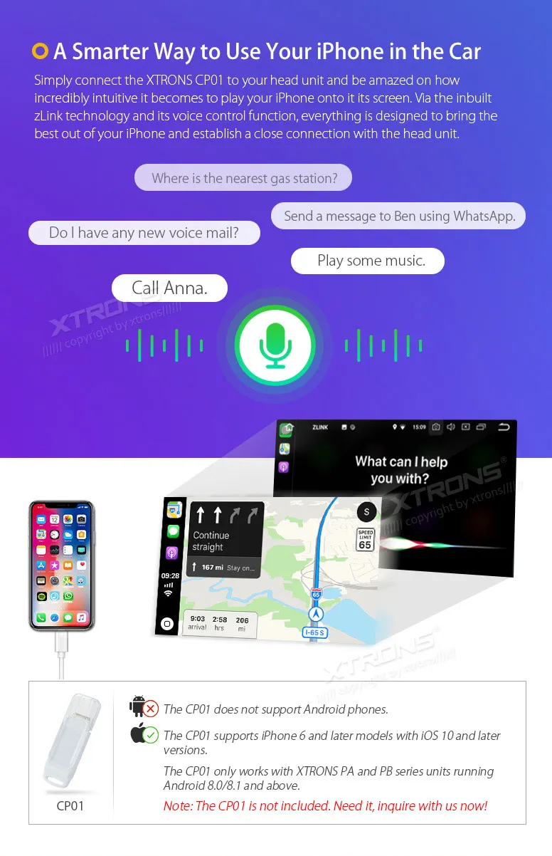 Top 8" Android 8.0 OS Car Multimedia Navigation GPS Radio for Mercedes-Benz S-Class W220 1998-2005 with Car Play Function Support 10