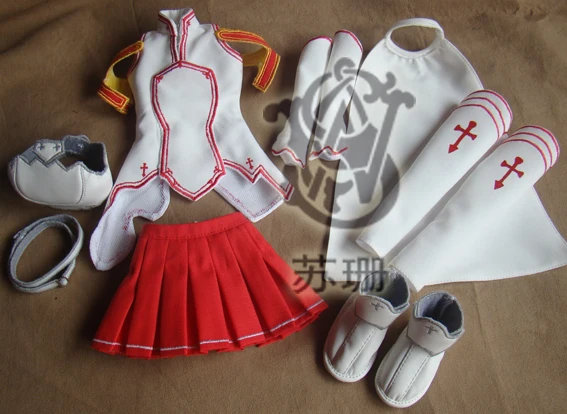 Юки Асуна платье костюм 1/4 тонкая sd bjd Кукла Одежда Платье для 1/4 DD bjd Кукла sd для bjd куклы s