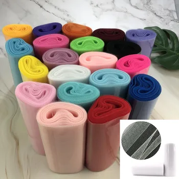 

Tulle Roll 15 cm 25 Yards Roll Fabric Spool Tutu Organza Party Birthday Gift Wrap Wedding Party Decoration Favors Event Supplies