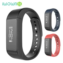 Iwownfit i5 плюс Bluetooth Smart Браслет Идентификатор вызывающего абонента и сообщение напоминание шагомер Фитнес трекер SmartBand