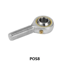 100 pcs POS8 8mm rod termina rolamento liso Olho de Peixe rod end joint rolamentos