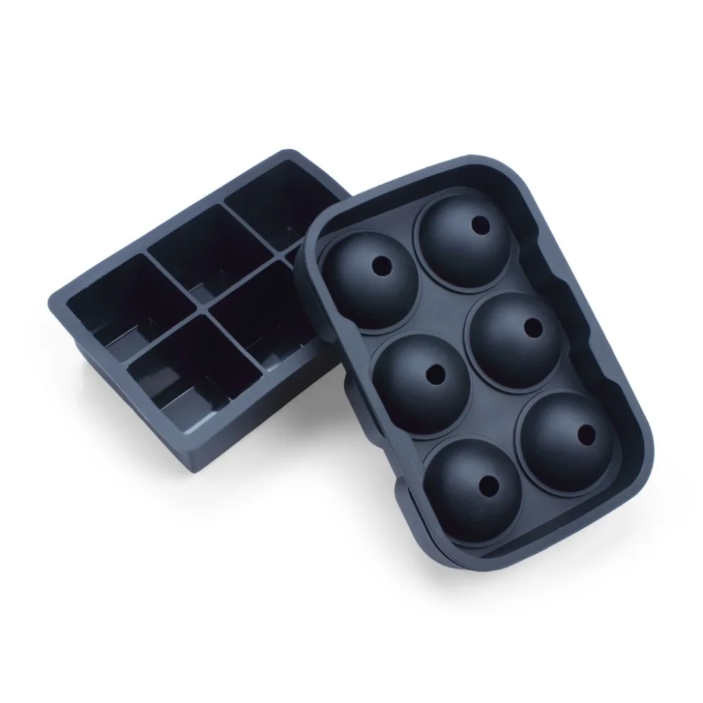 1 х комплект многоразовые glacio гигантские Силиконовые Ice ball-мейкера Cube формы нет-разлива льда лоток(набор 2) BPA бесплатно
