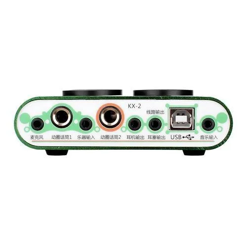XOX KX 2 версия легендарный звуковая карта USB внешний поддержка динамический