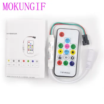 

SP103E Mini RF wireless remote controller for 5V SK6812 RGBW LED strip,No battery