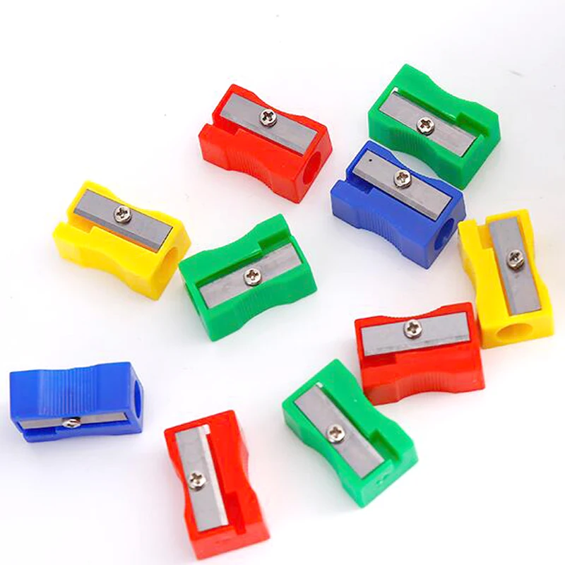 New 100 Pieces Pencil Sharpeners Easy To Use Office School Pen Pencil
